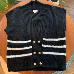 Anthropologie Sweater Vest Size Small